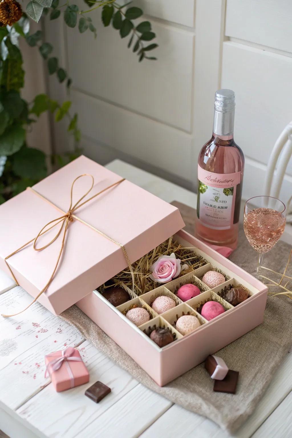 Unwrap a delightful surprise with a touch of sweetness and elegance.