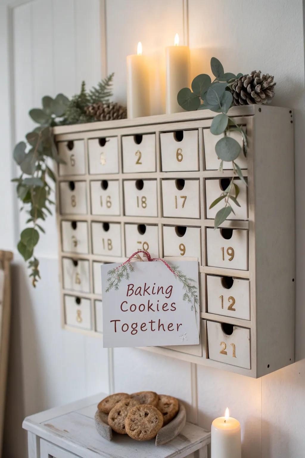 Countdown to Joy: Discover a new family activity each day with this beautifully crafted advent calendar.