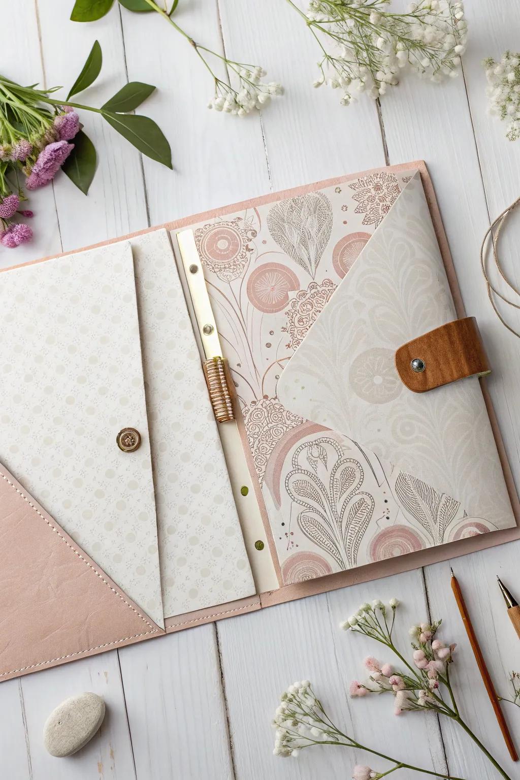 Unlock hidden memories with charming interactive flaps in your best friend scrapbook.