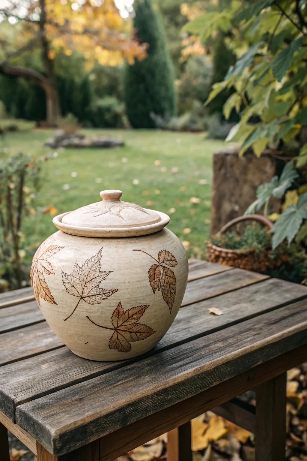 Embrace the changing seasons with a touch of handcrafted elegance in your garden decor.