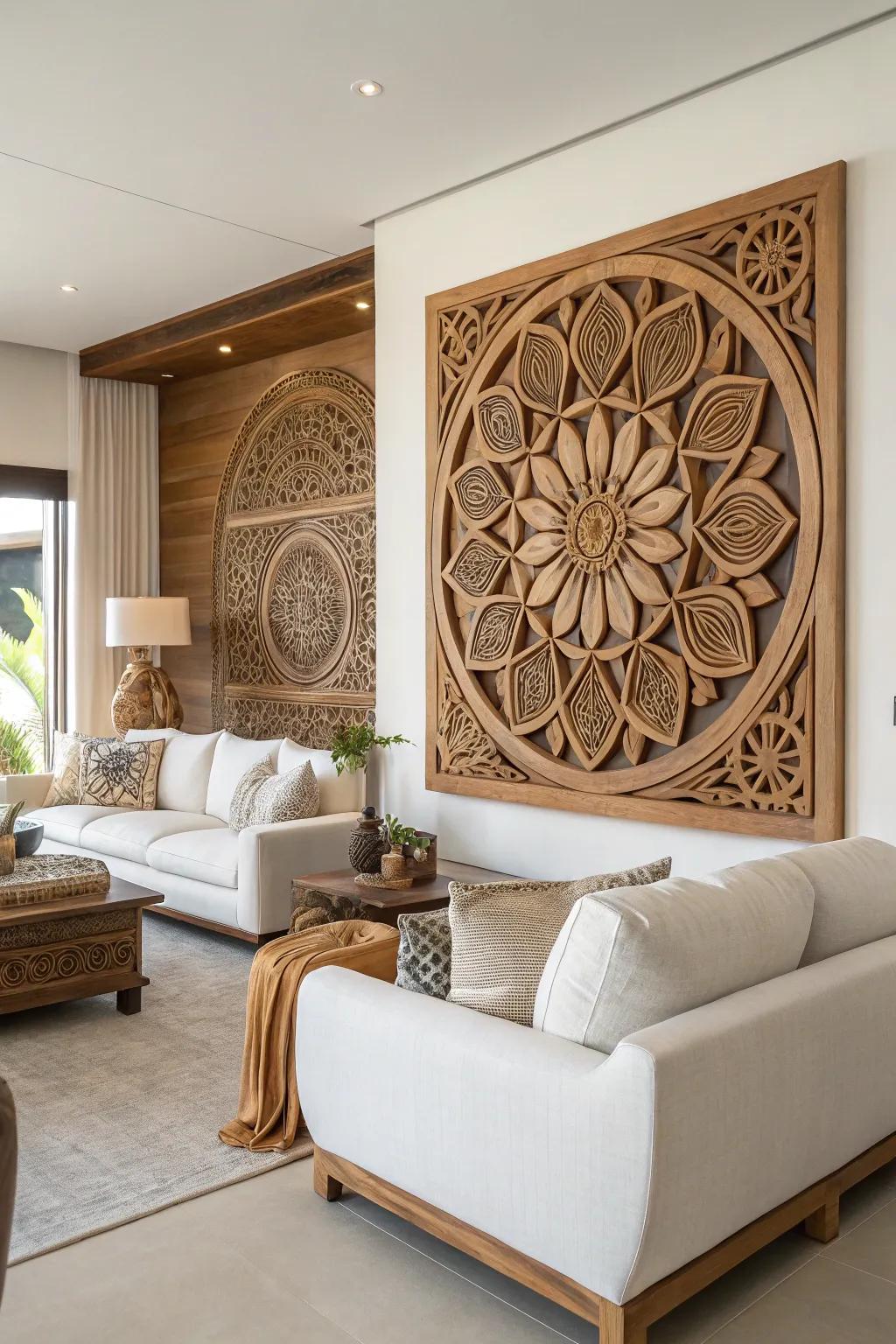 Stylish wooden wall art that complements any decor.