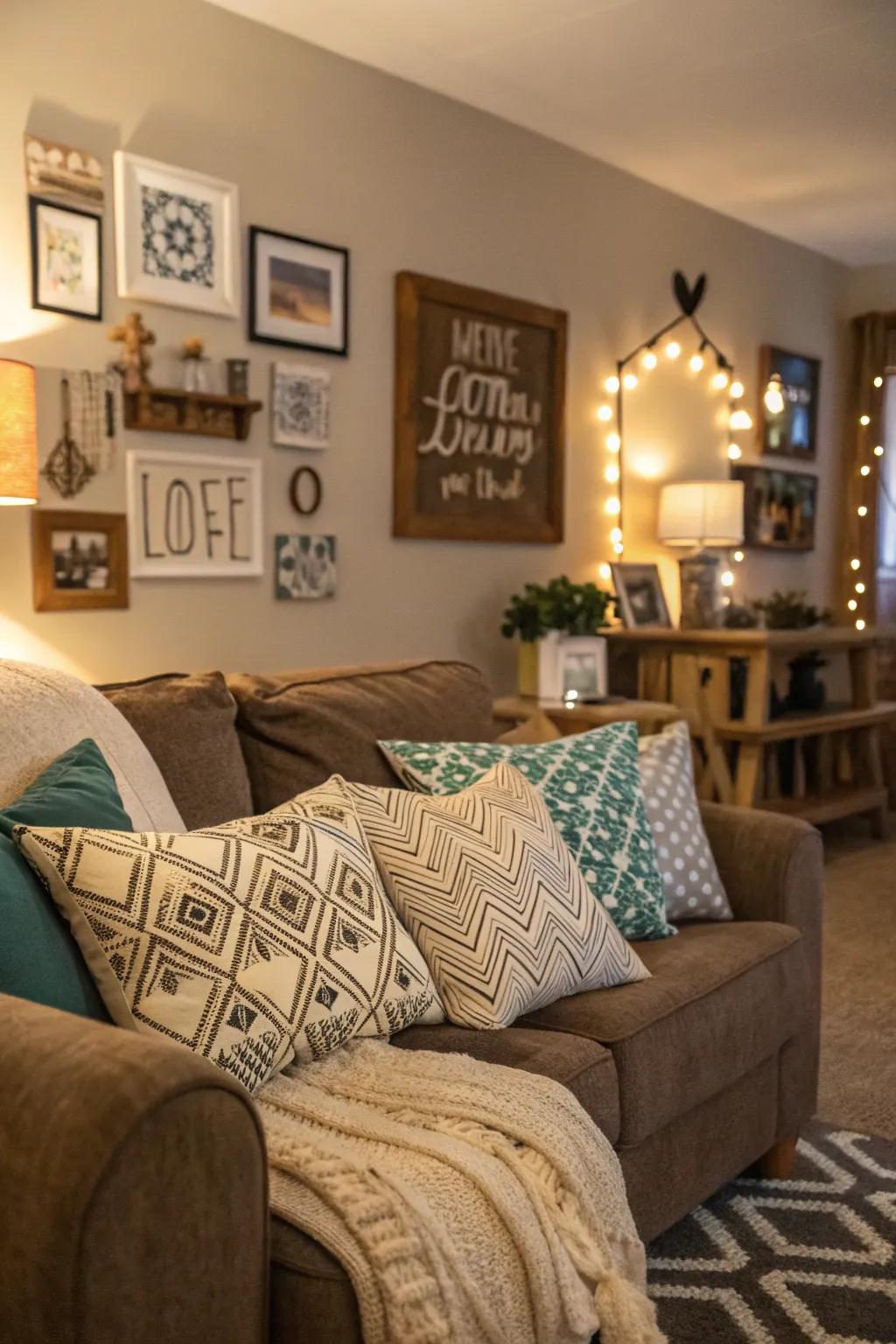 Personalized home decor that adds a unique and personal flair to any space.