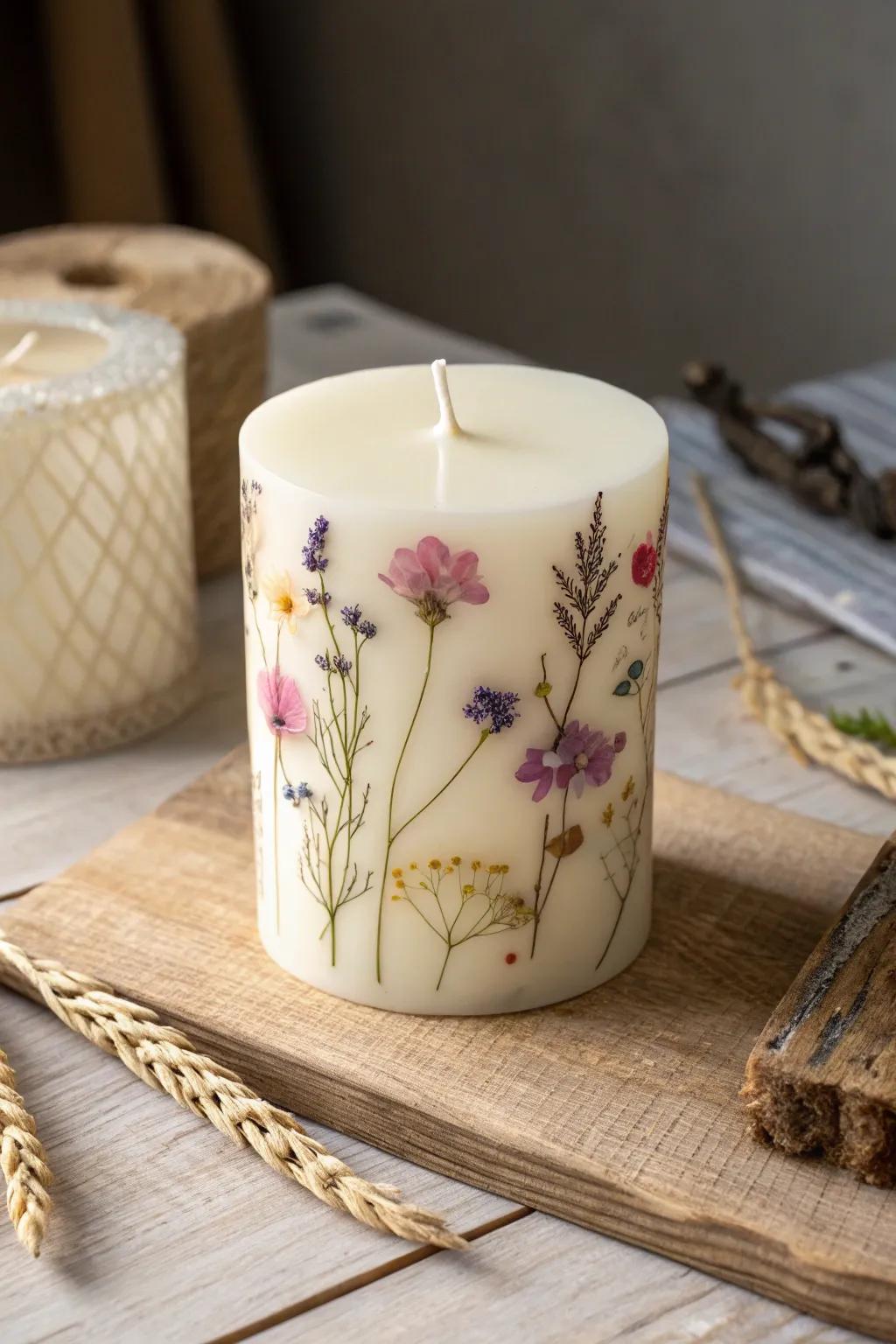 Illuminate your memories with a touch of nature's elegance. ð¸ð¯ï¸ #MemoryCandles #MinimalistDecor #BohoScandi