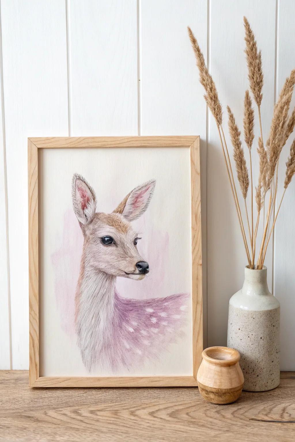 Capture the soul of nature with pastel elegance. ð¦â¨ #PastelArt #AnimalPortraits #ScandiBoho