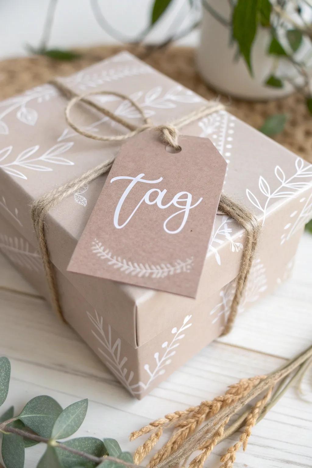 Elevate your gift-giving with personalized, handcrafted tags that speak from the heart.