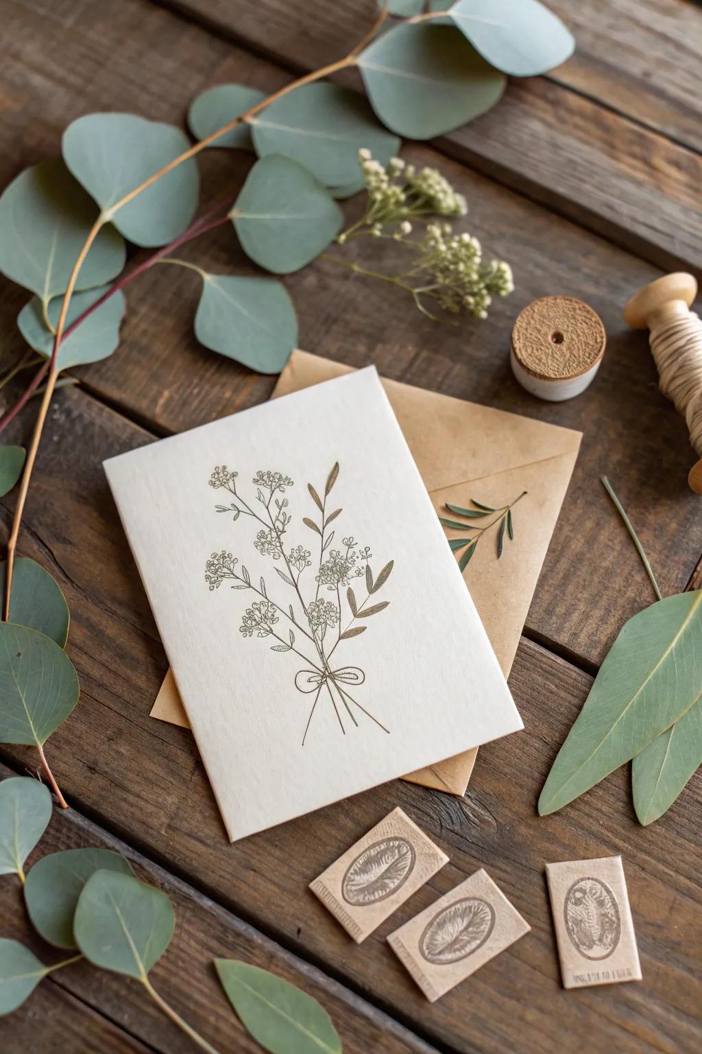 Create timeless beauty with stamped elegance on your DIY greeting cards.