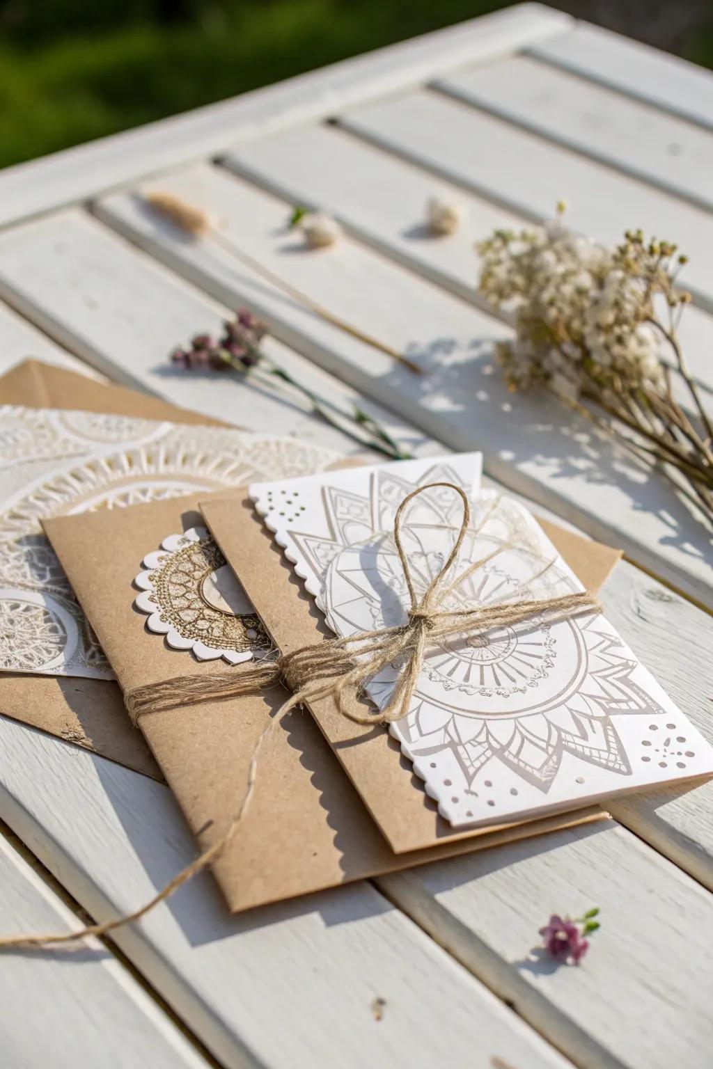 Craft with purpose: Transform old into new with charming recycled art cards.