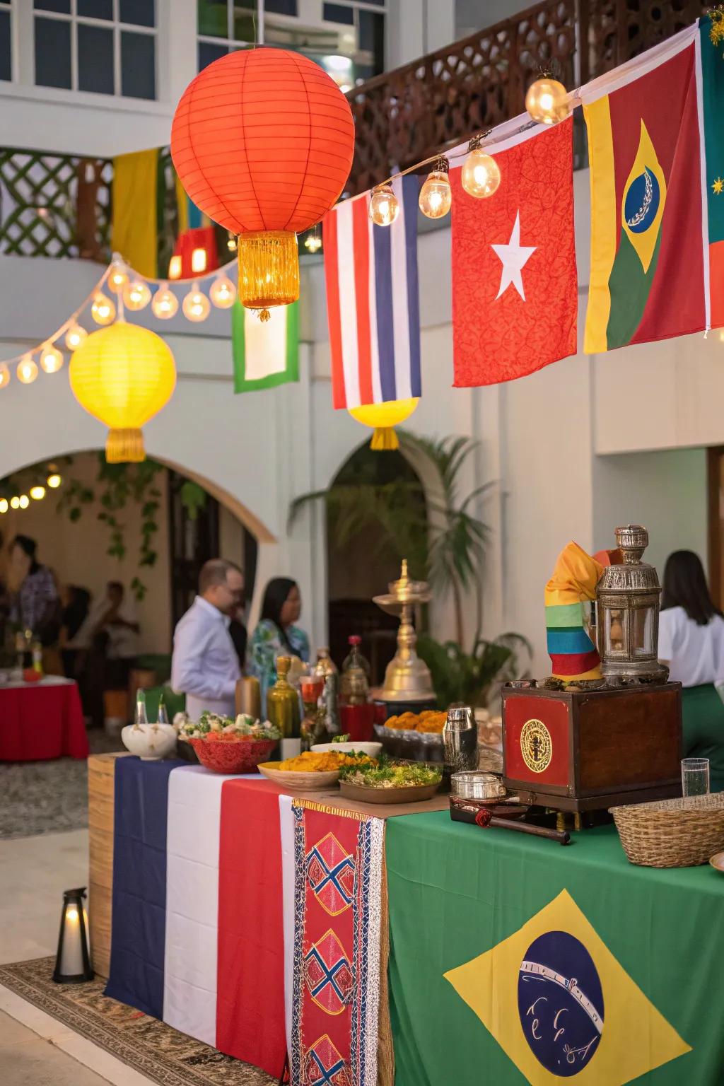 Travel the world with an Around the World theme.