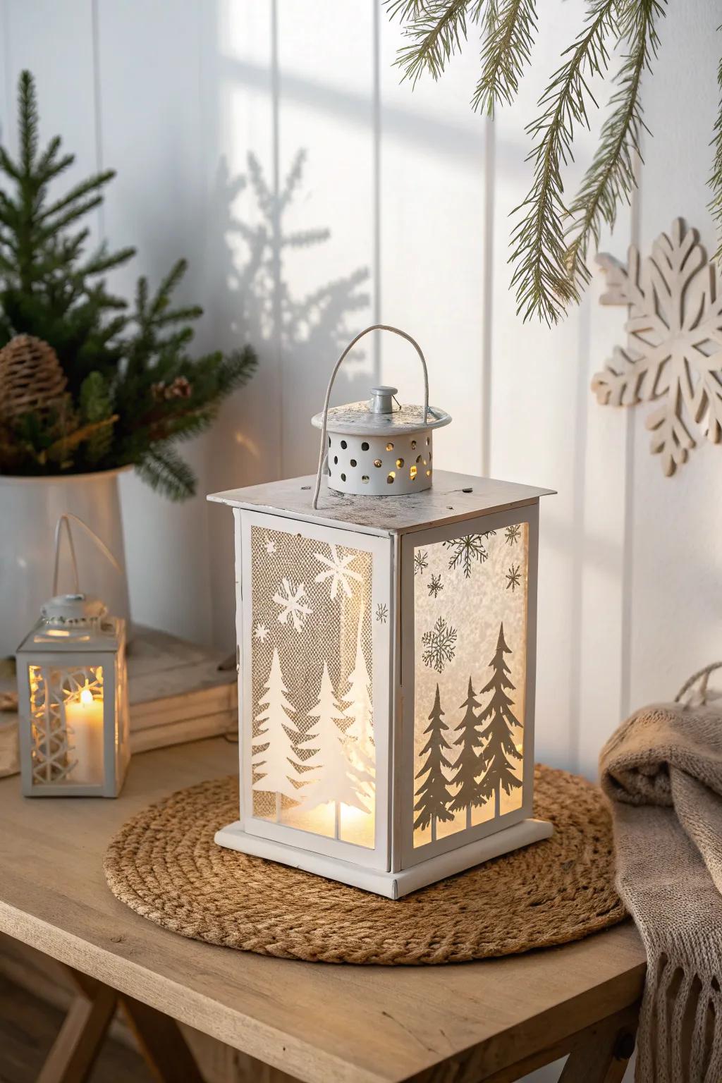Transform your winter evenings with a cozy lantern makeoverâwhere simplicity meets natural beauty.
