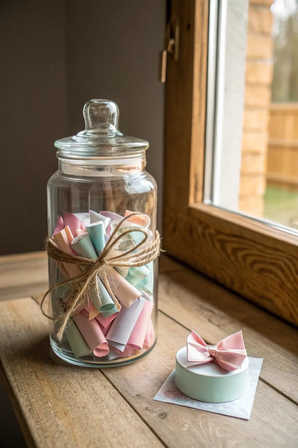 Capture the essence of cherished memories with a beautifully crafted Memory Jar, the perfect heartfelt gift.