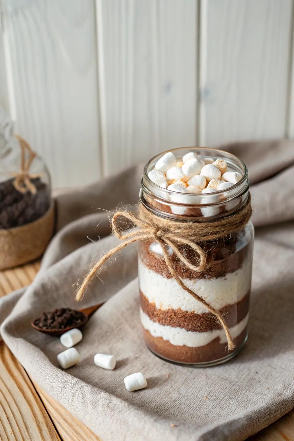Cozy up with this delightful mason jar hot cocoa mixâperfectly crafted for your winter gatherings.