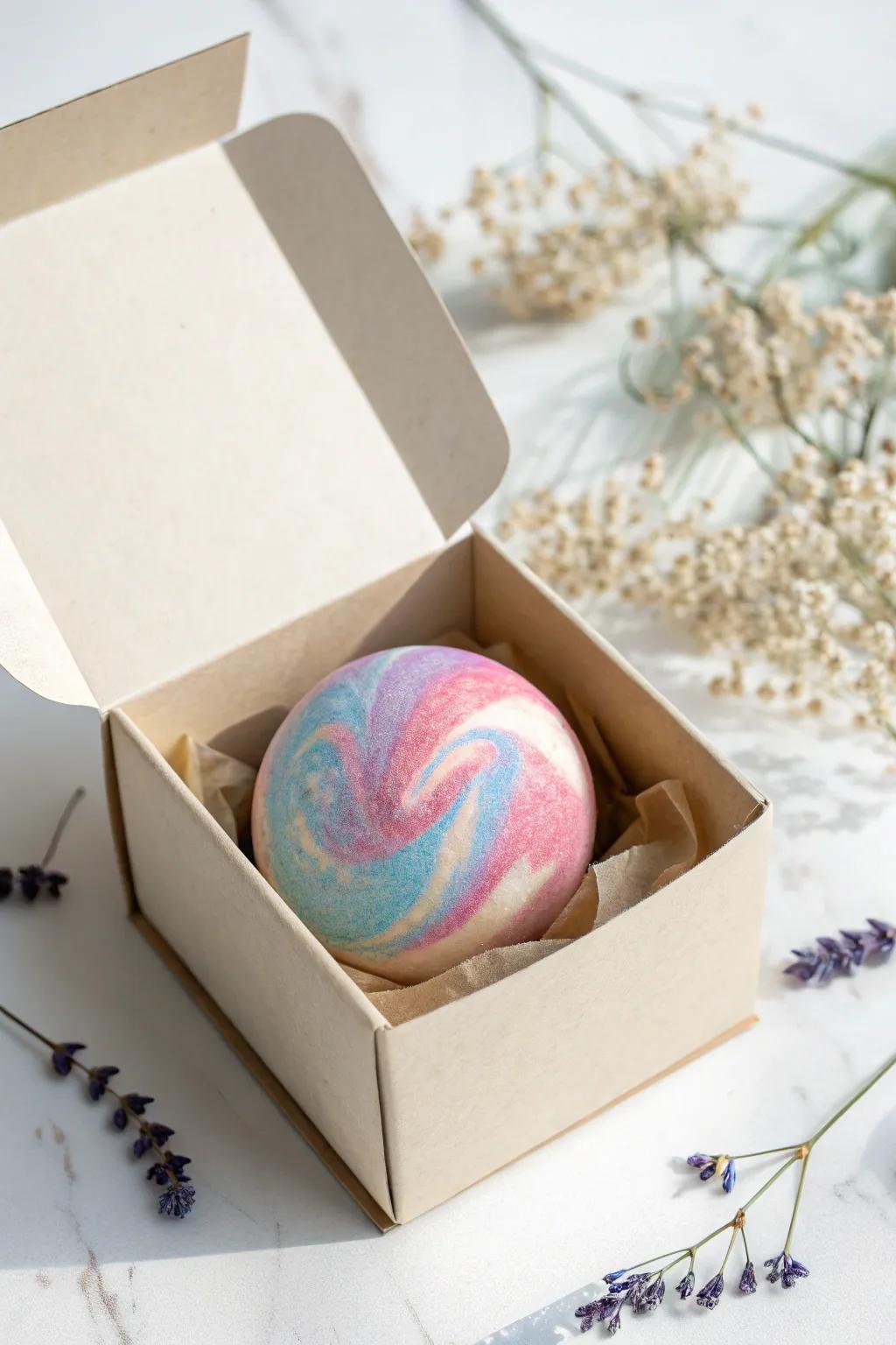 Elevate your bath experience with minimalist packaging that lets vibrant colors speak for themselves.