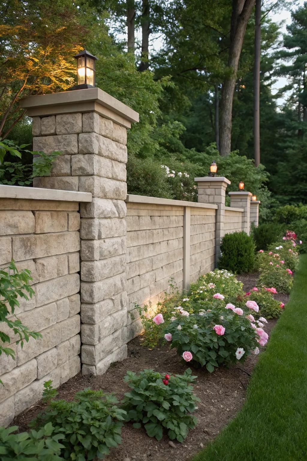 Give your wall a touch of elegance with stone veneer.