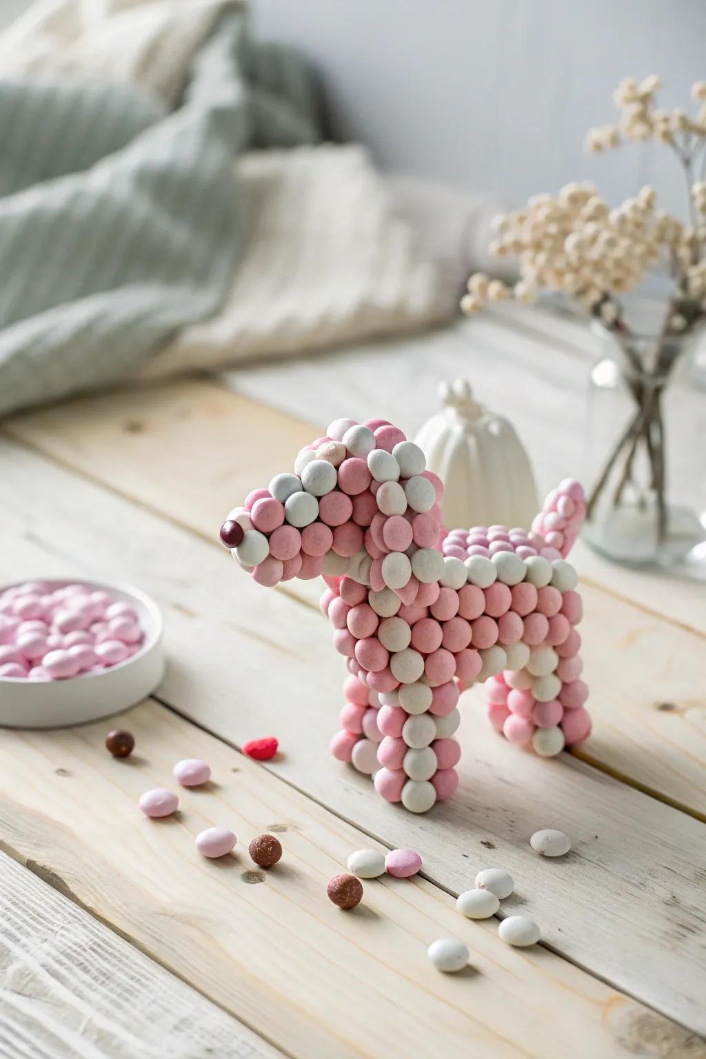 Craft your heart out with this adorable Valentineâs candy dog!