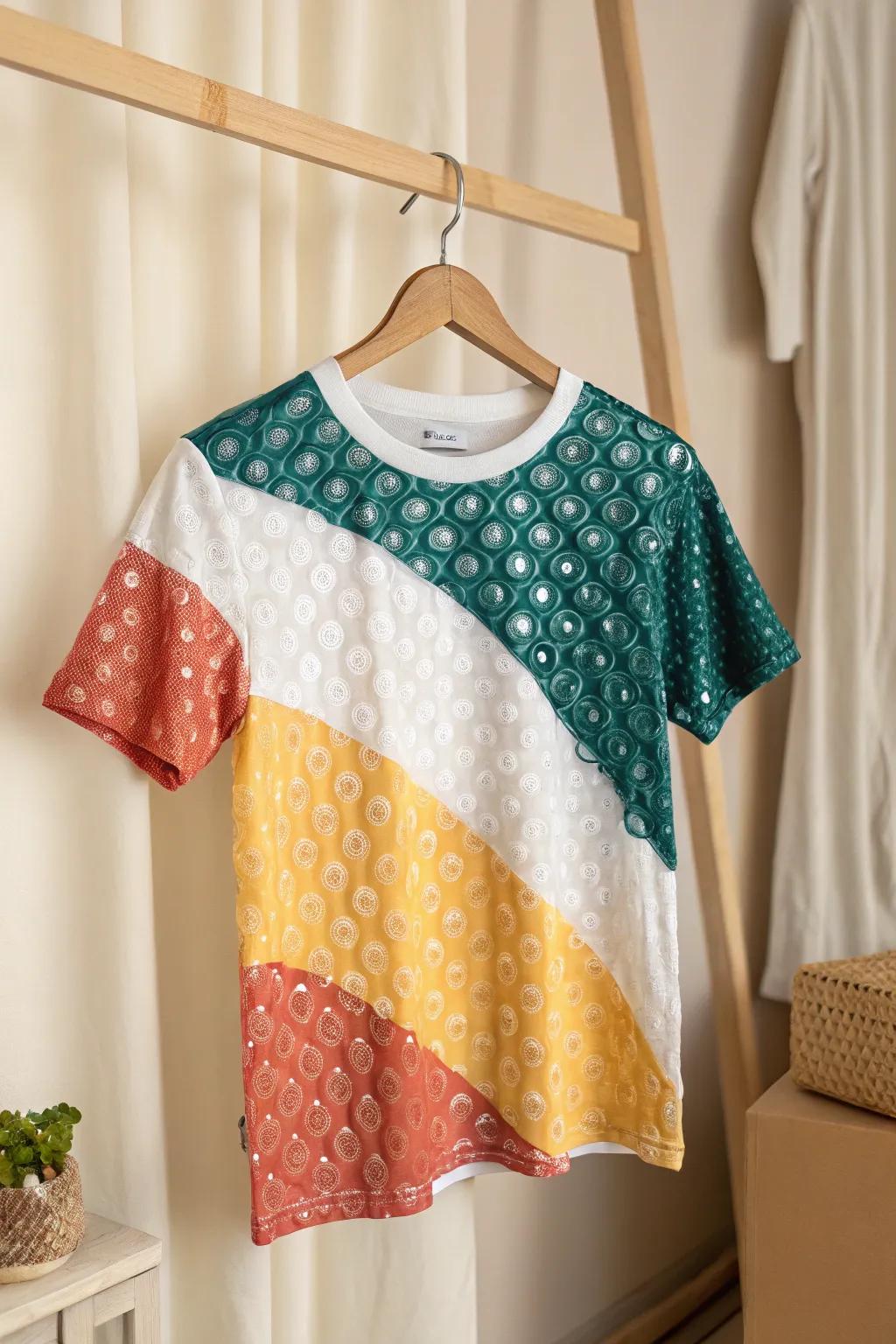 Pop into fun with this playful 100 Days of School shirt, combining minimalist style with a sensory twist!