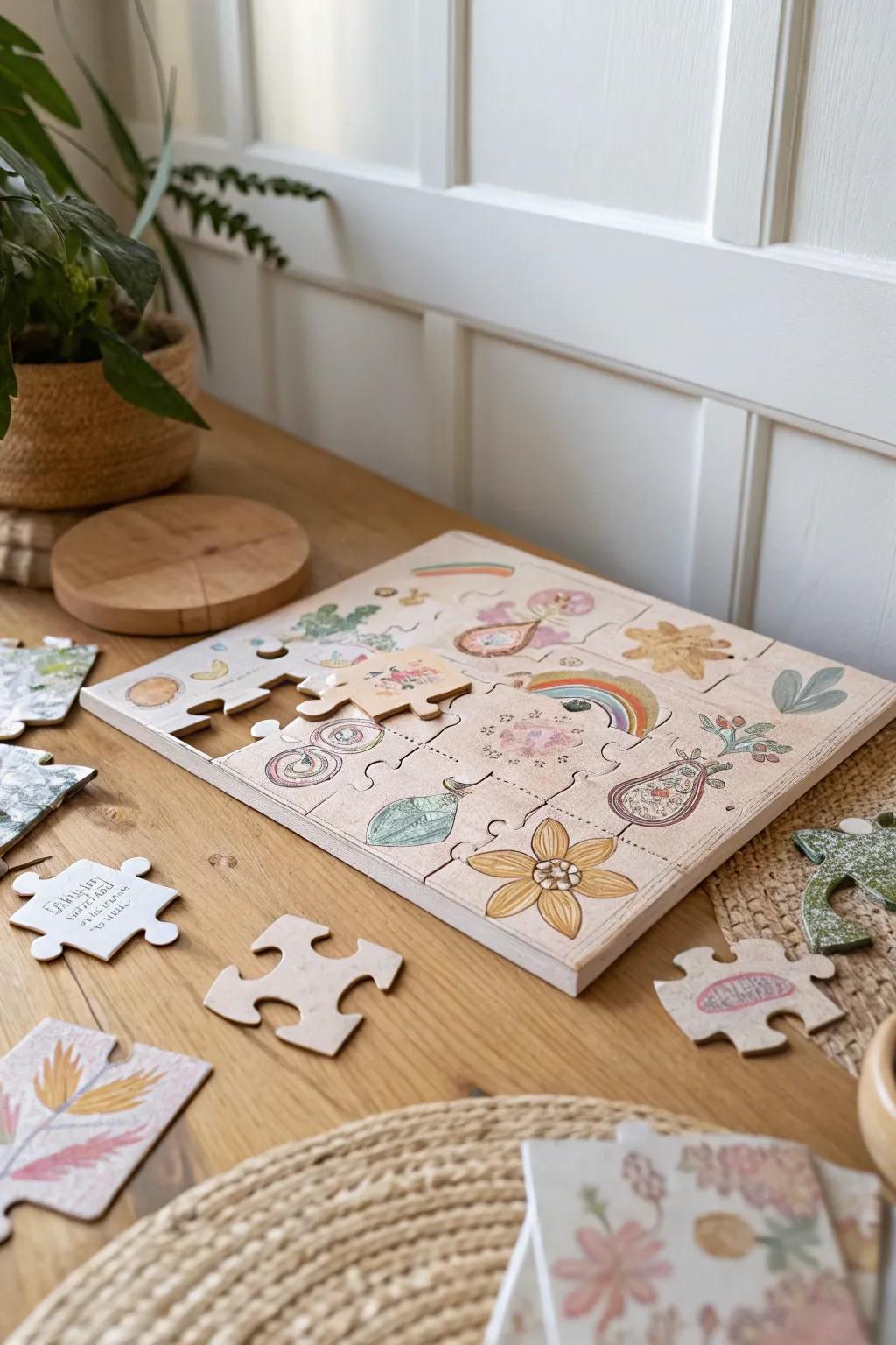 Unleash your creativity with these charming DIY puzzles, perfect for adding a personal touch to your birthday celebrations!