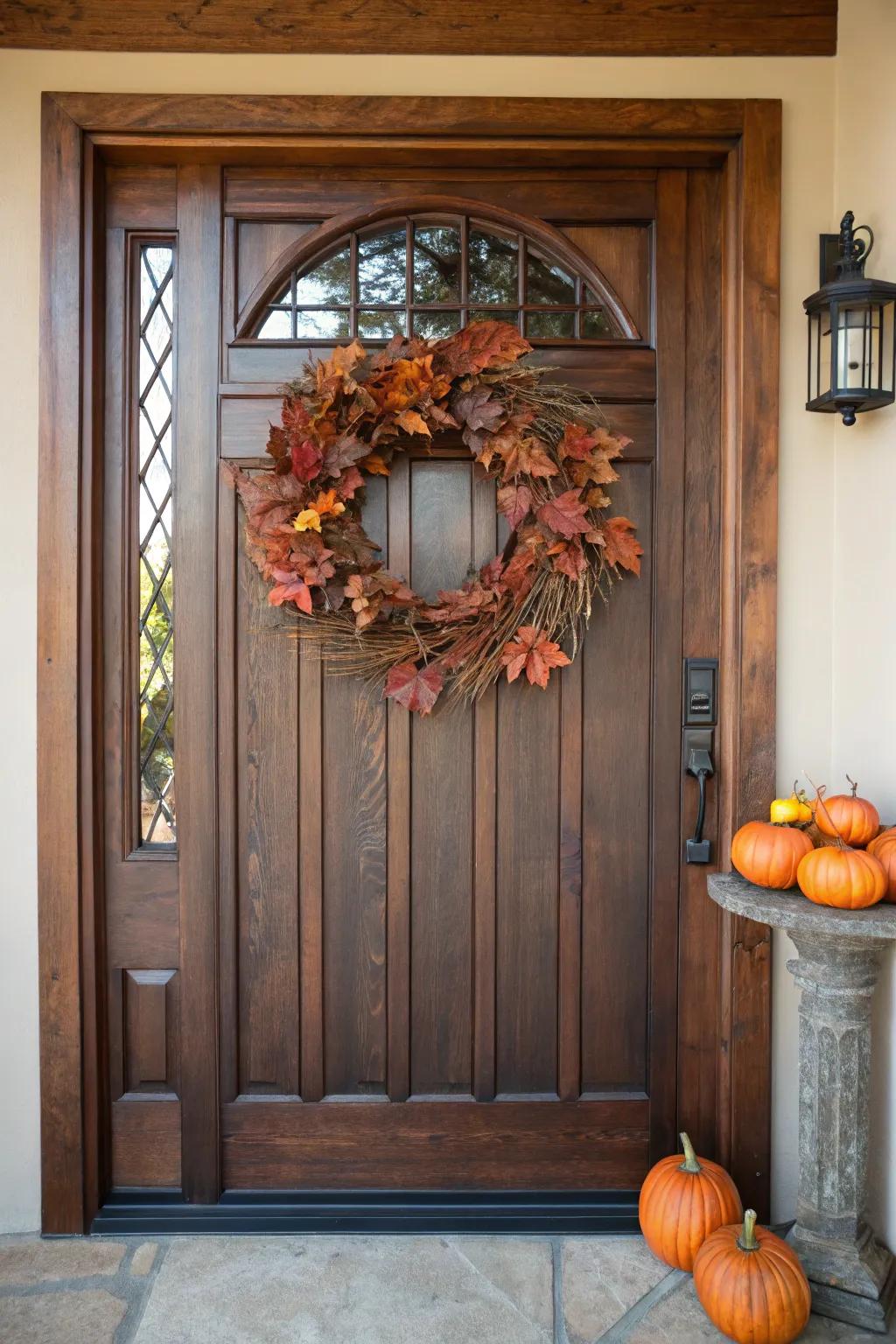 Elevate your entryway with handcrafted seasonal charm.