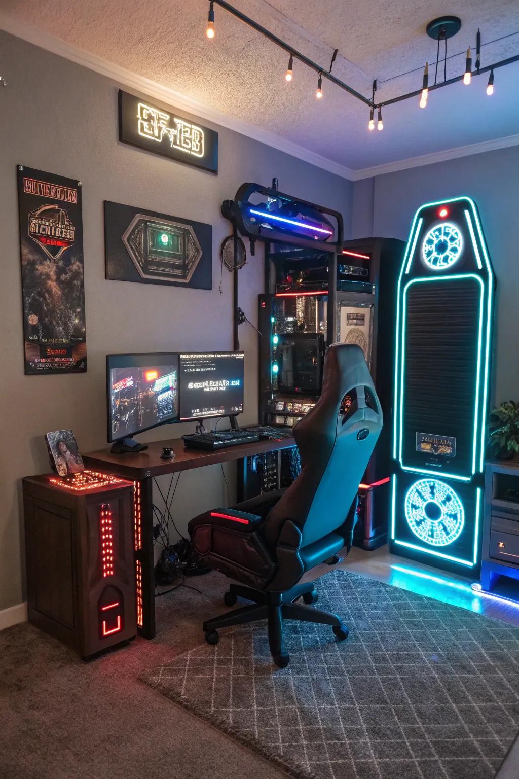 Embrace a theme to elevate your gaming ambiance.