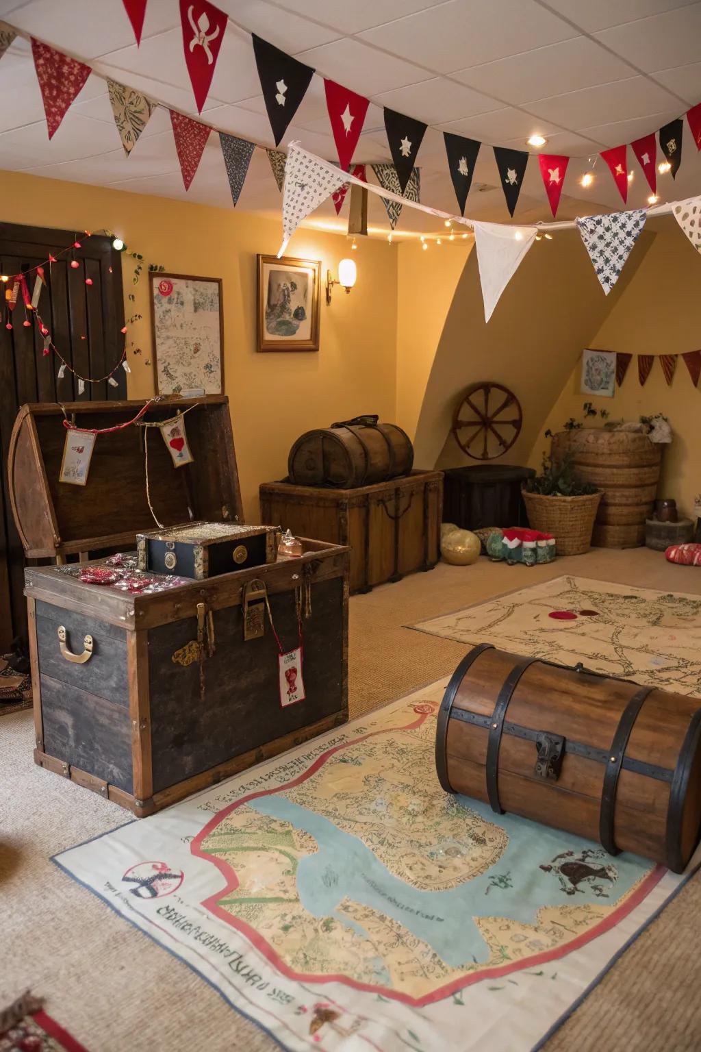A pirate adventure setup perfect for aspiring buccaneers.