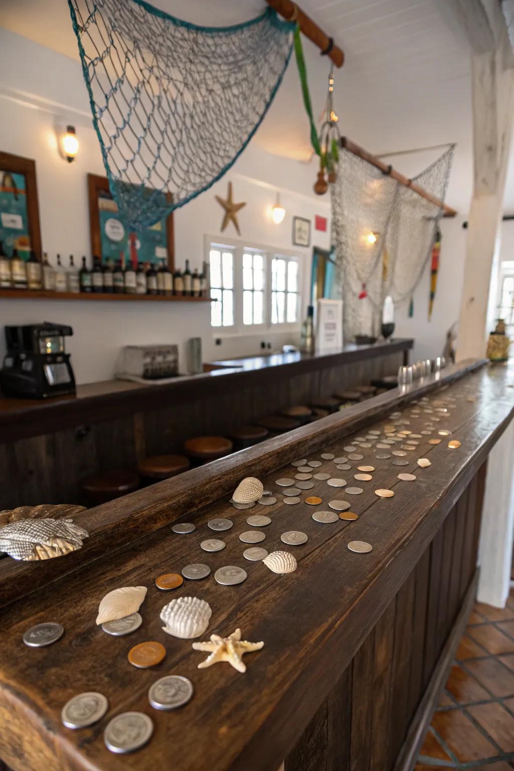 Embedded elements add personal stories to your bar.