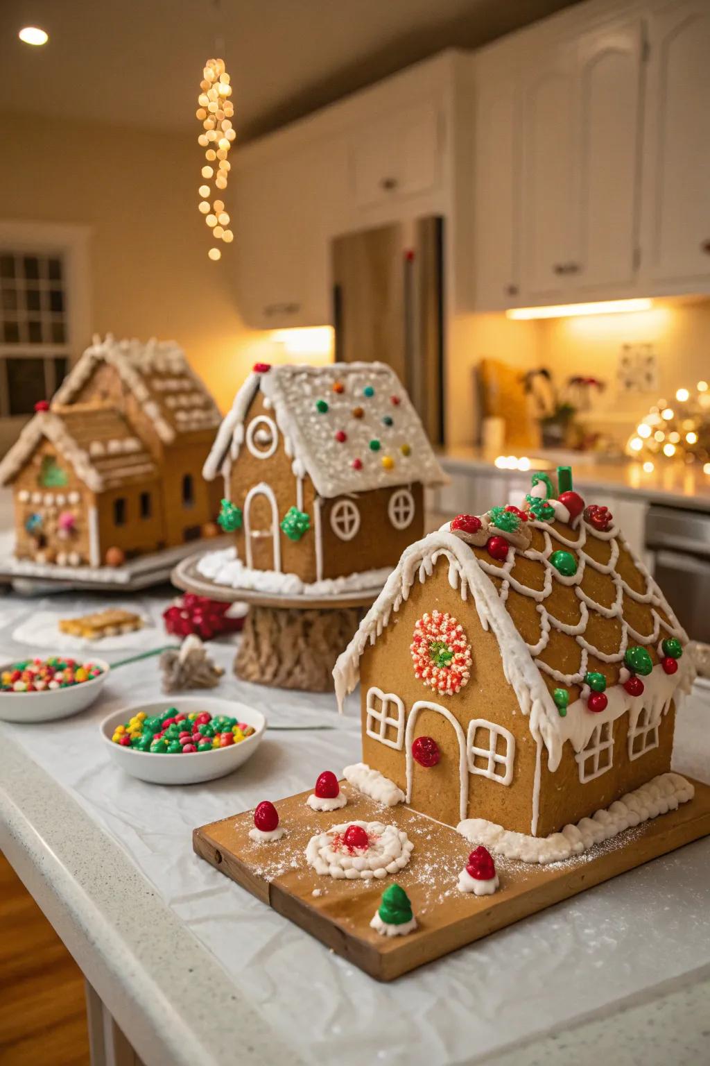 Create a sweet masterpiece in a virtual gingerbread house contest.