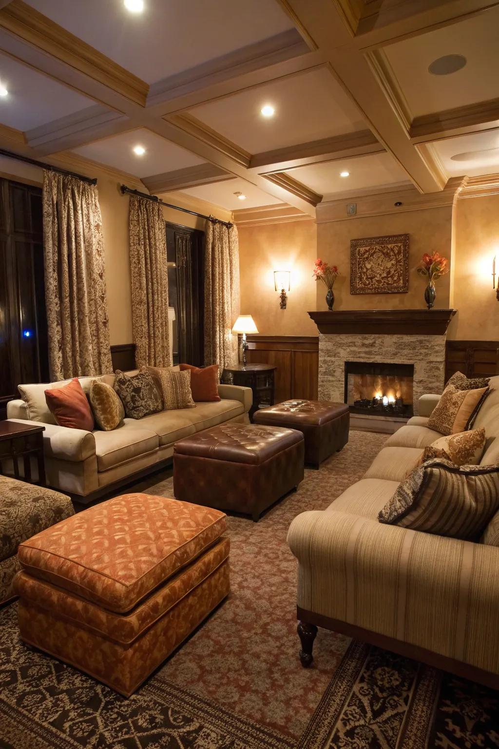 Ample seating ensures comfort and accommodates all your guests.