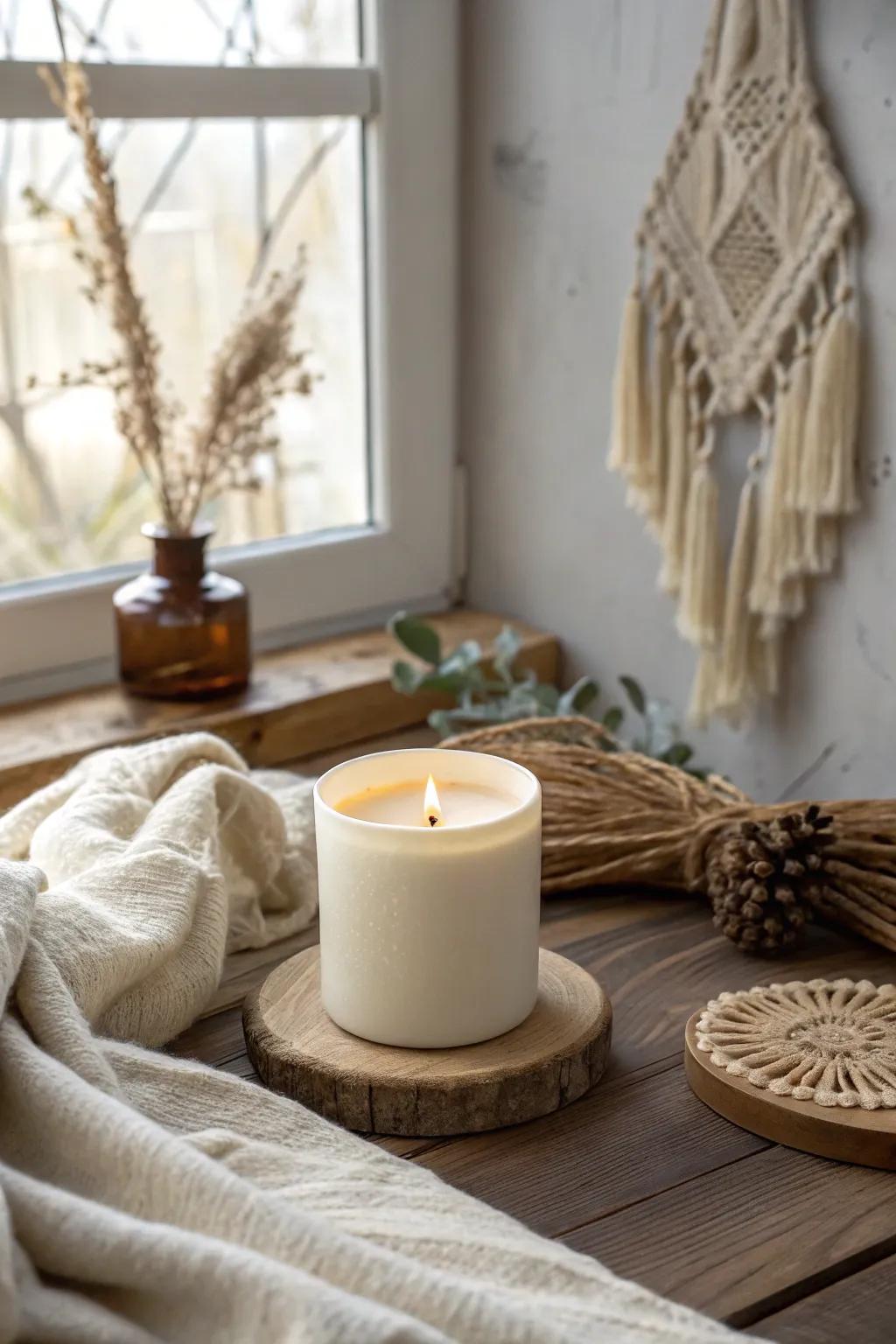 Ignite your creativity in serene simplicity.