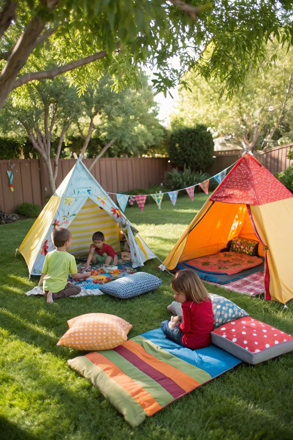 An outdoor adventure zone perfect for little explorers.