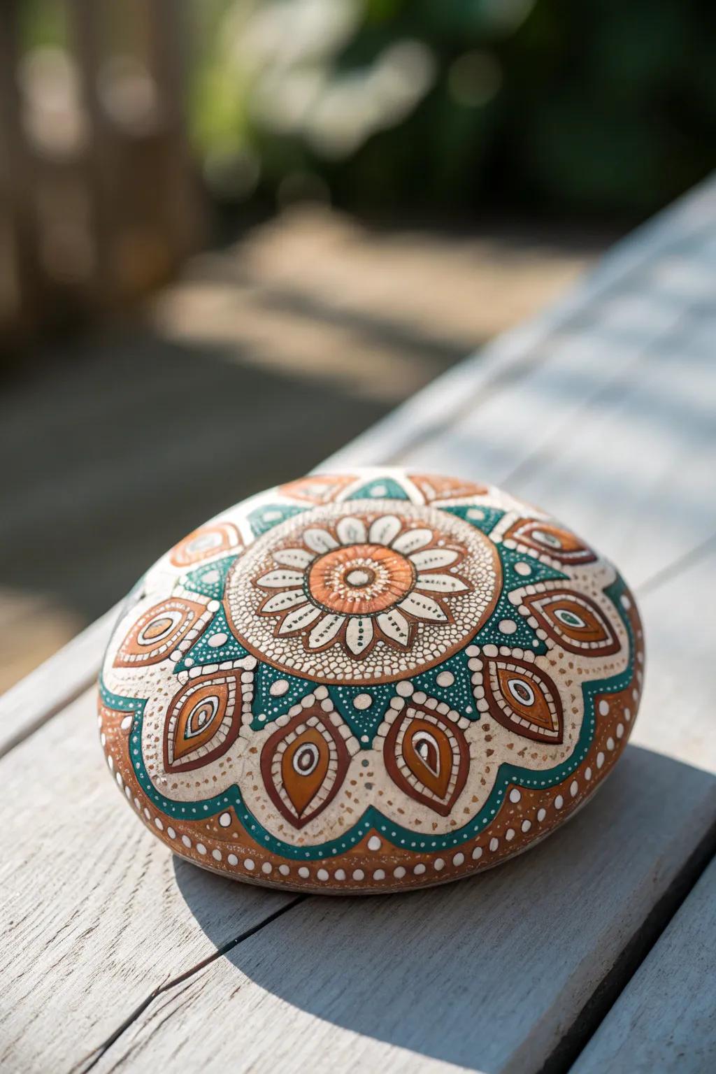 Transform your garden into a sanctuary with the meditative allure of mandala mosaics.