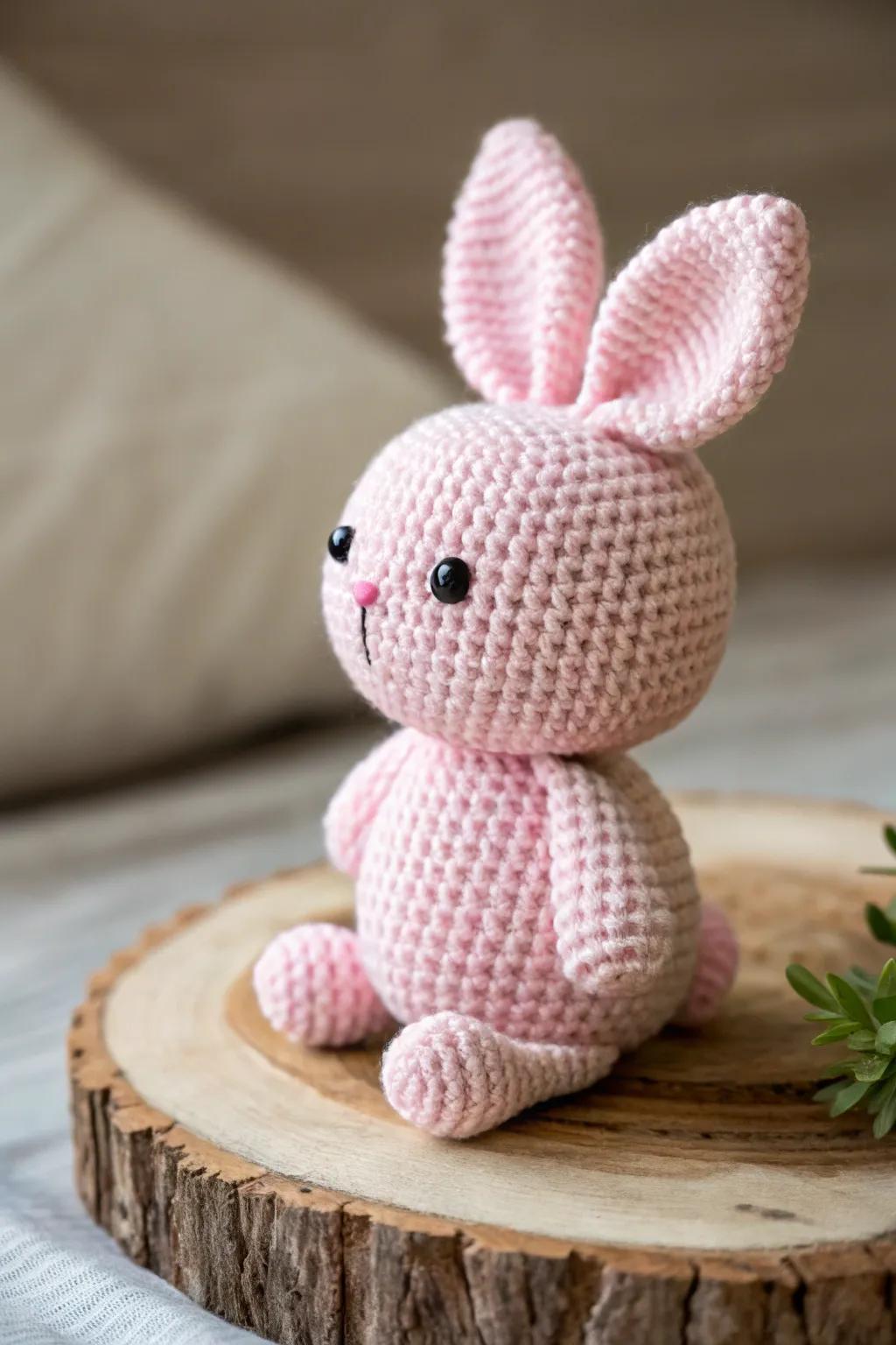 Meet your new favorite springtime companion: the chubby crochet bunny that's as delightful as it is adorable!