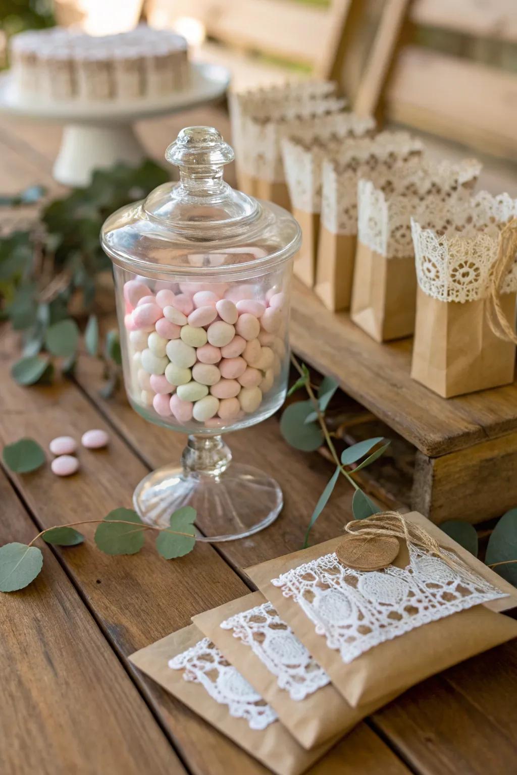 Create sweet memories with a charming DIY candy station!