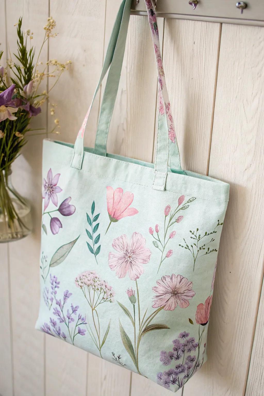 Add a personal touch to Mother's Day with a custom-painted tote bag that's as unique as she is.
