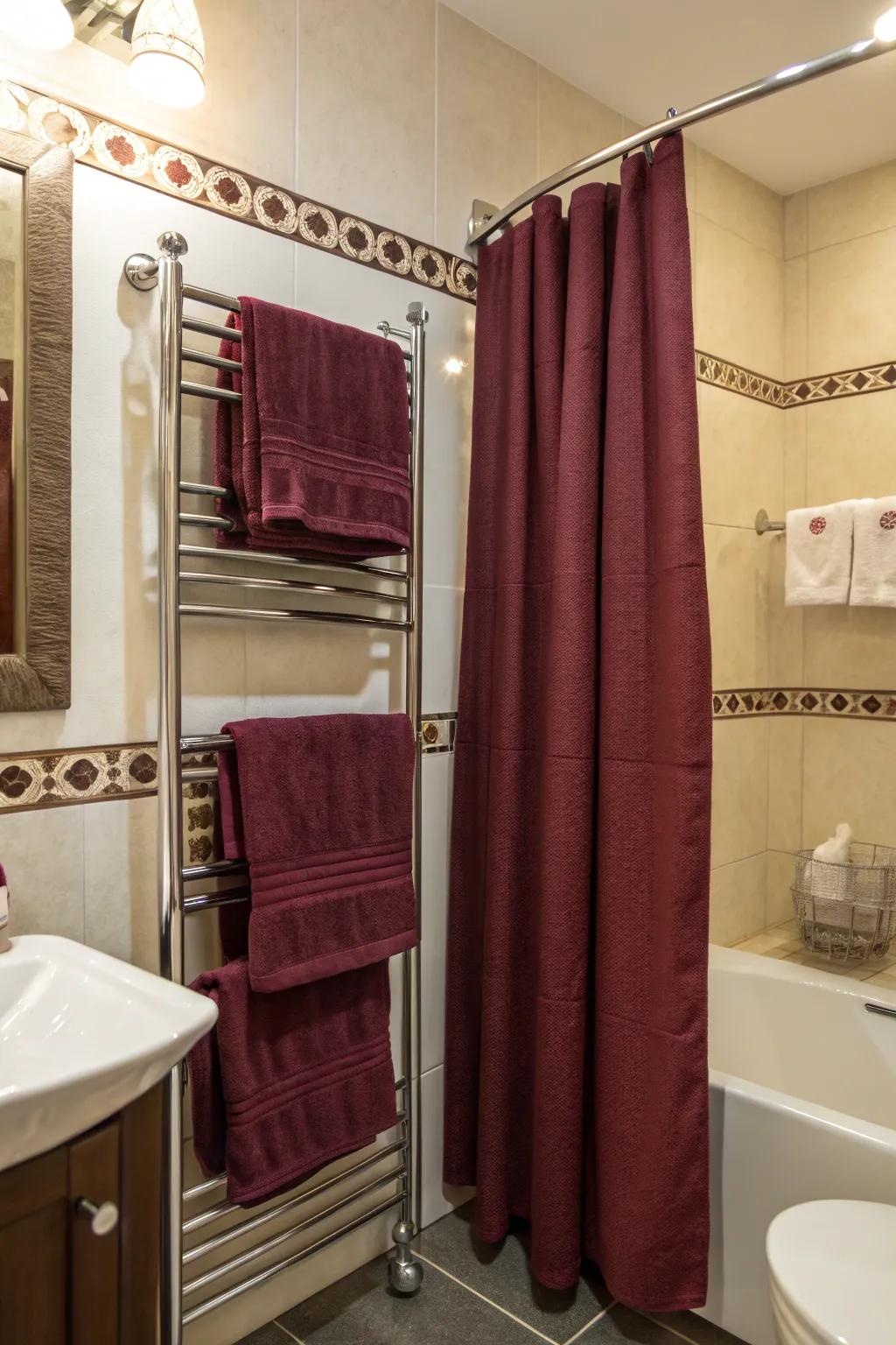 Maroon accessories offer a subtle yet effective way to incorporate the color.