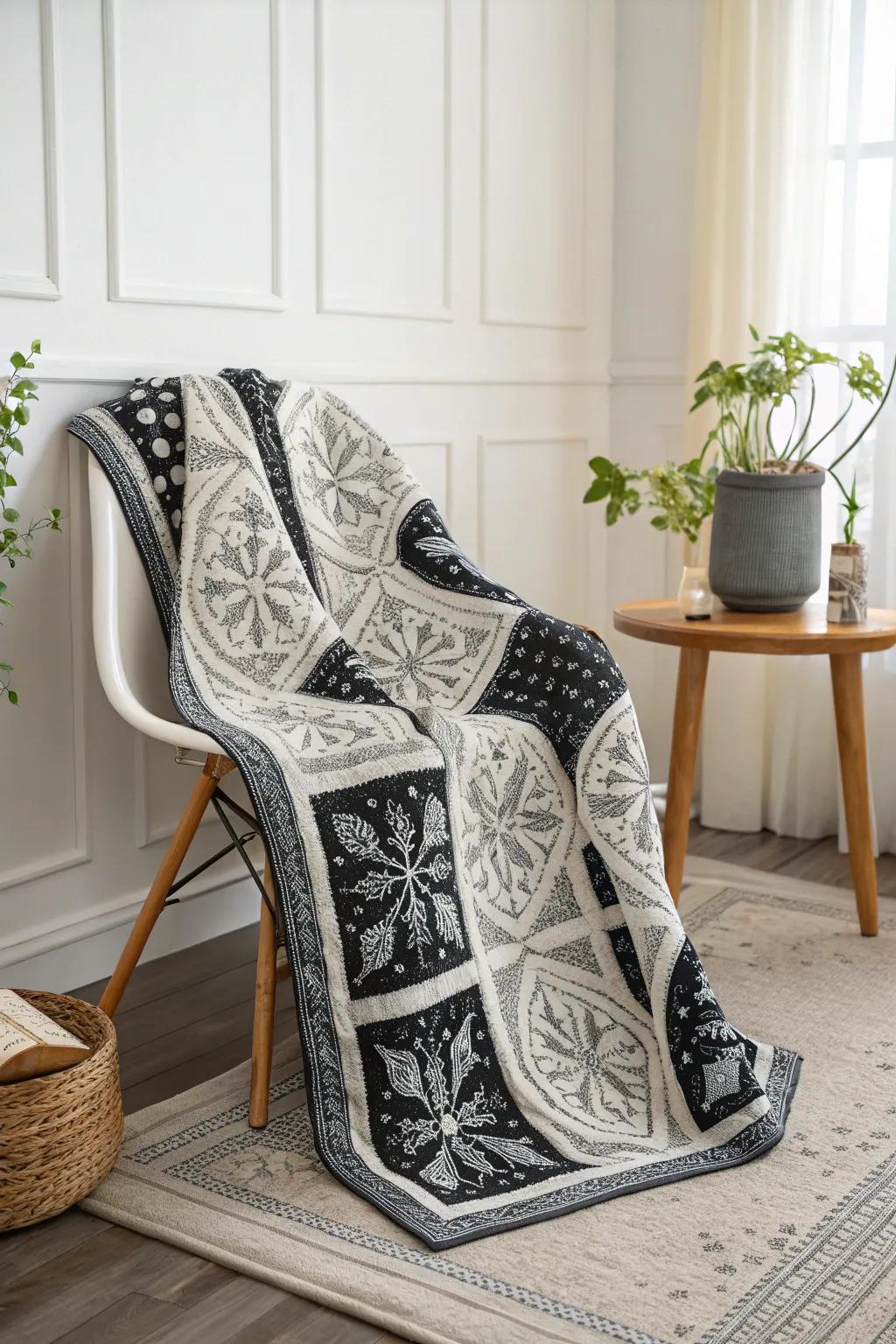 Embrace nostalgia with a vintage-inspired quilt, where classic patterns meet modern simplicity.
