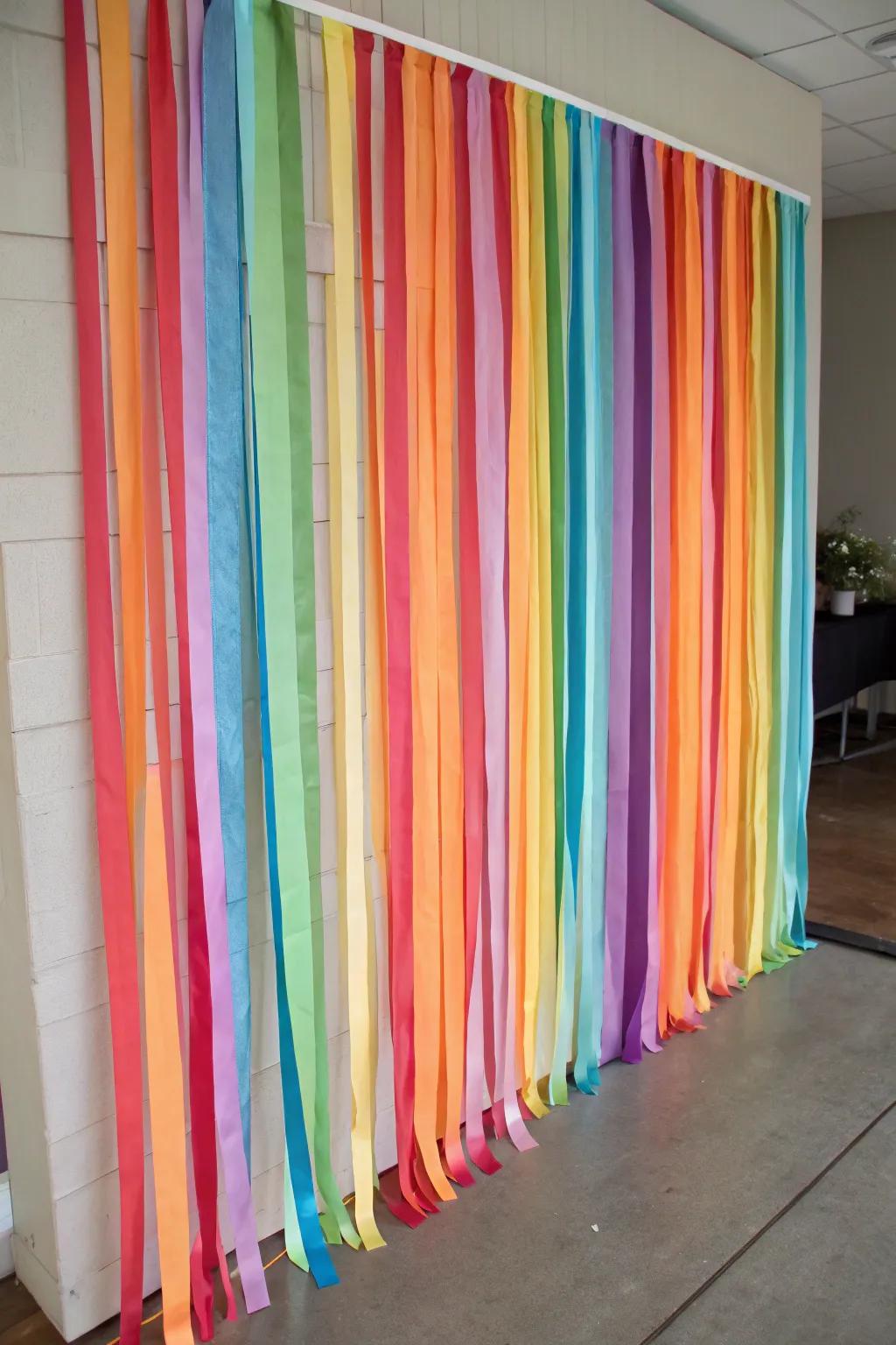 A colorful backdrop perfect for capturing memories.