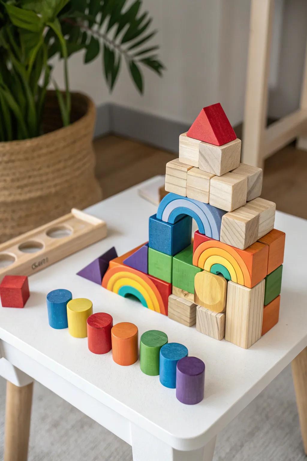 Transform your space with playful primary colors and minimalist charm.