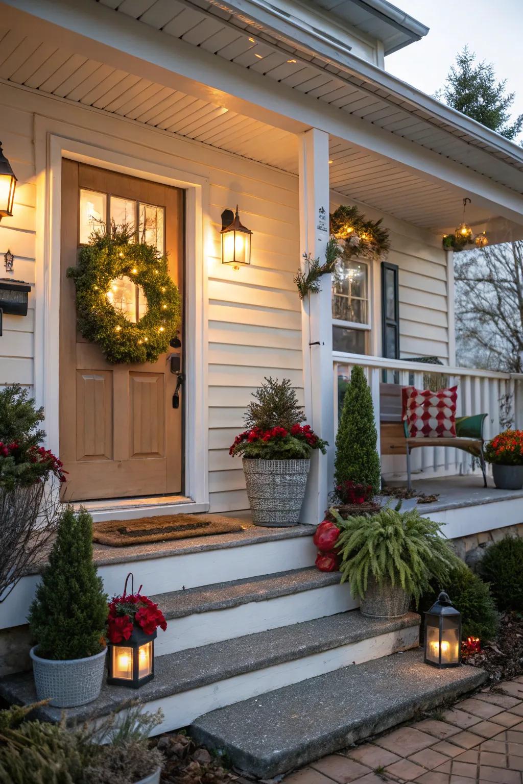 Seasonal decor keeps your porch lively and up-to-date.