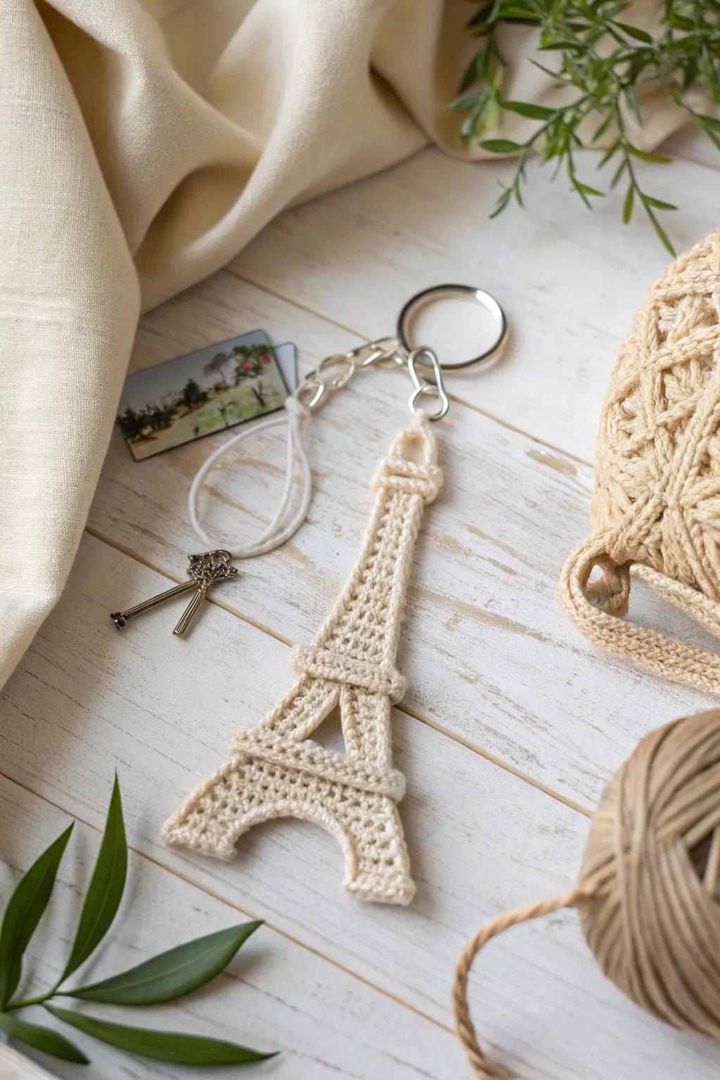 Tiny Treasures: Showcase your crochet skills with intricate keychain designs that captivate the eye.