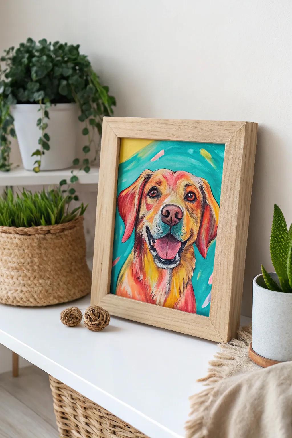 Bring your pet's spirit to life with a splash of color!