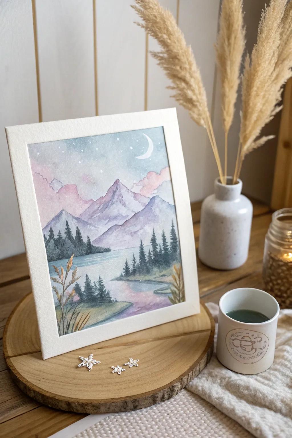 Step into a world of pastel dreams and mythical landscapes.