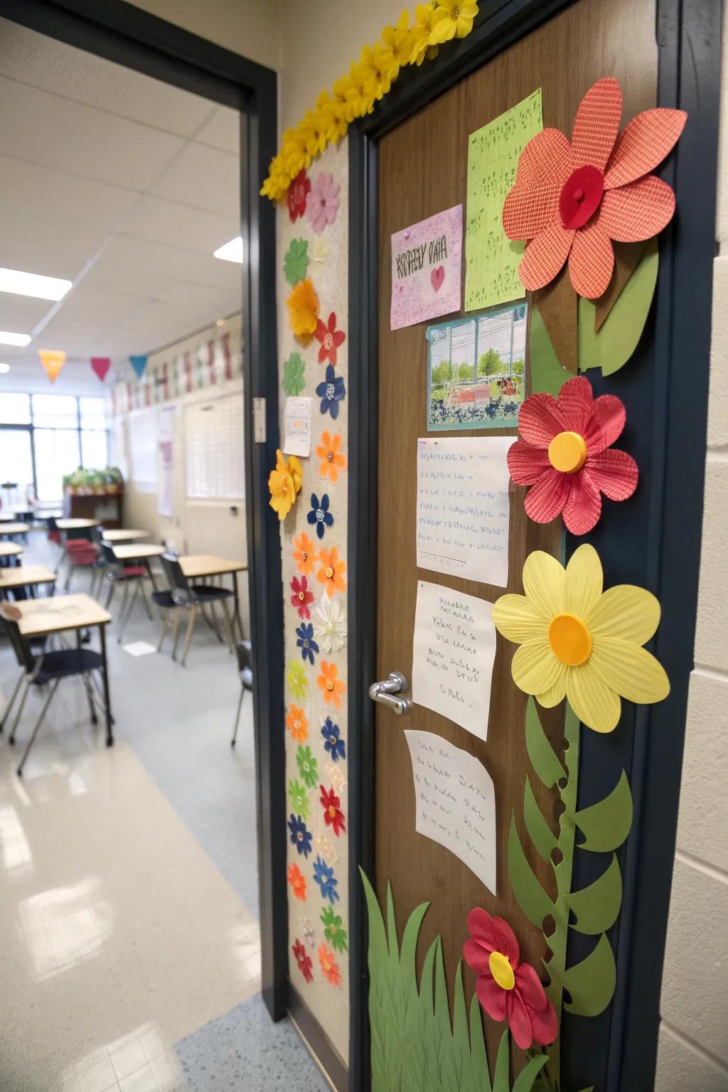 A blooming garden of appreciation for teachers