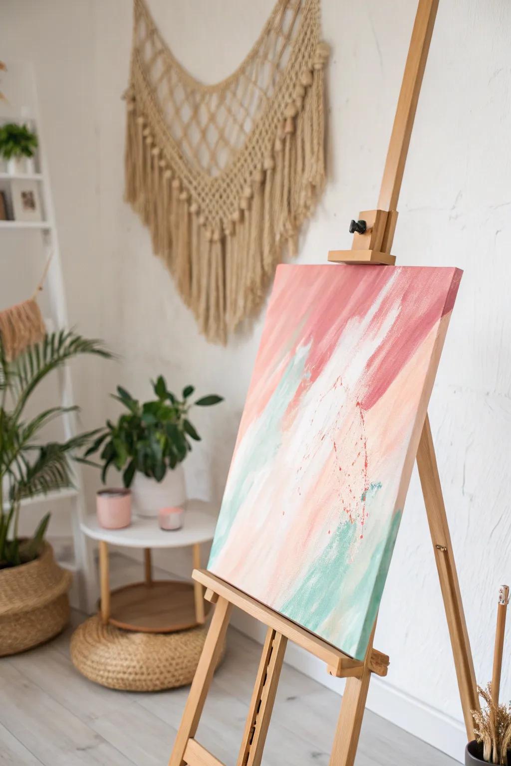 Let your emotions dance on canvas with abstract art that speaks from the heart.