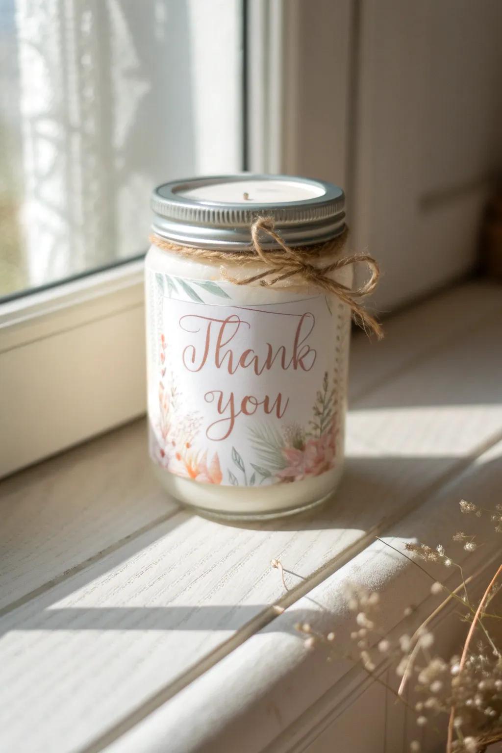 Add a personal touch to your party favors with beautifully crafted customized labels.