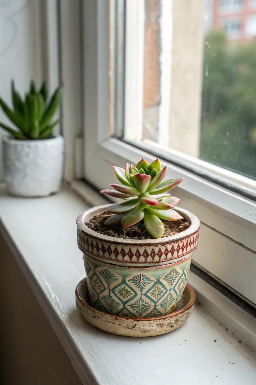 Succulent plants make a lasting green gift.