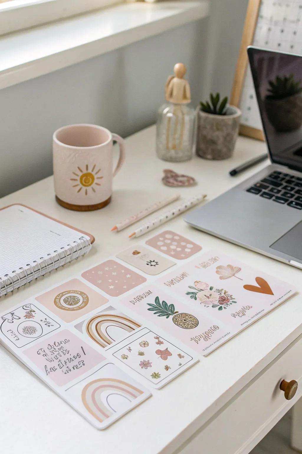 Craft your own story with personalized DIY stickersâwhere friendship meets creativity in minimalist style.