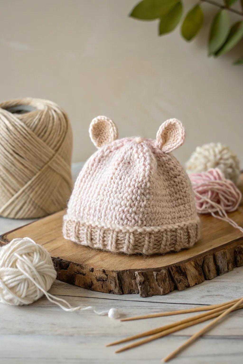Adorable Handmade Baby Hat: Cozy, Cute, and Crafted with Love!