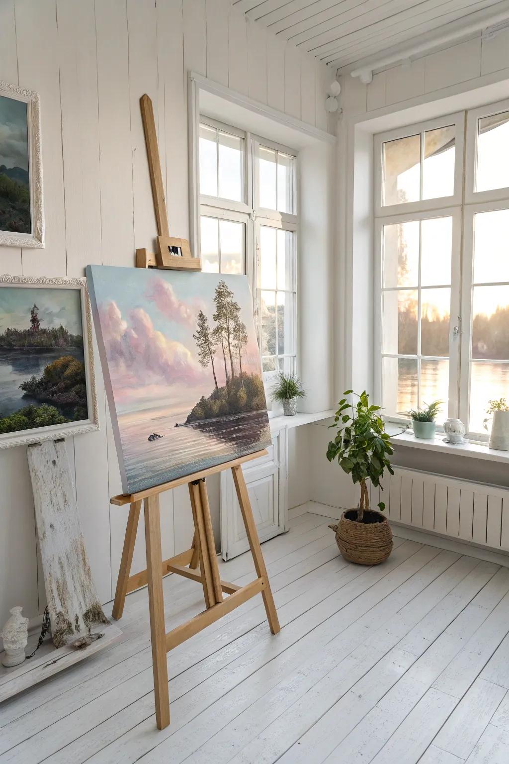 Transform your space with a touch of whimsy: Discover the charm of dreamy landscapes in minimalist art.