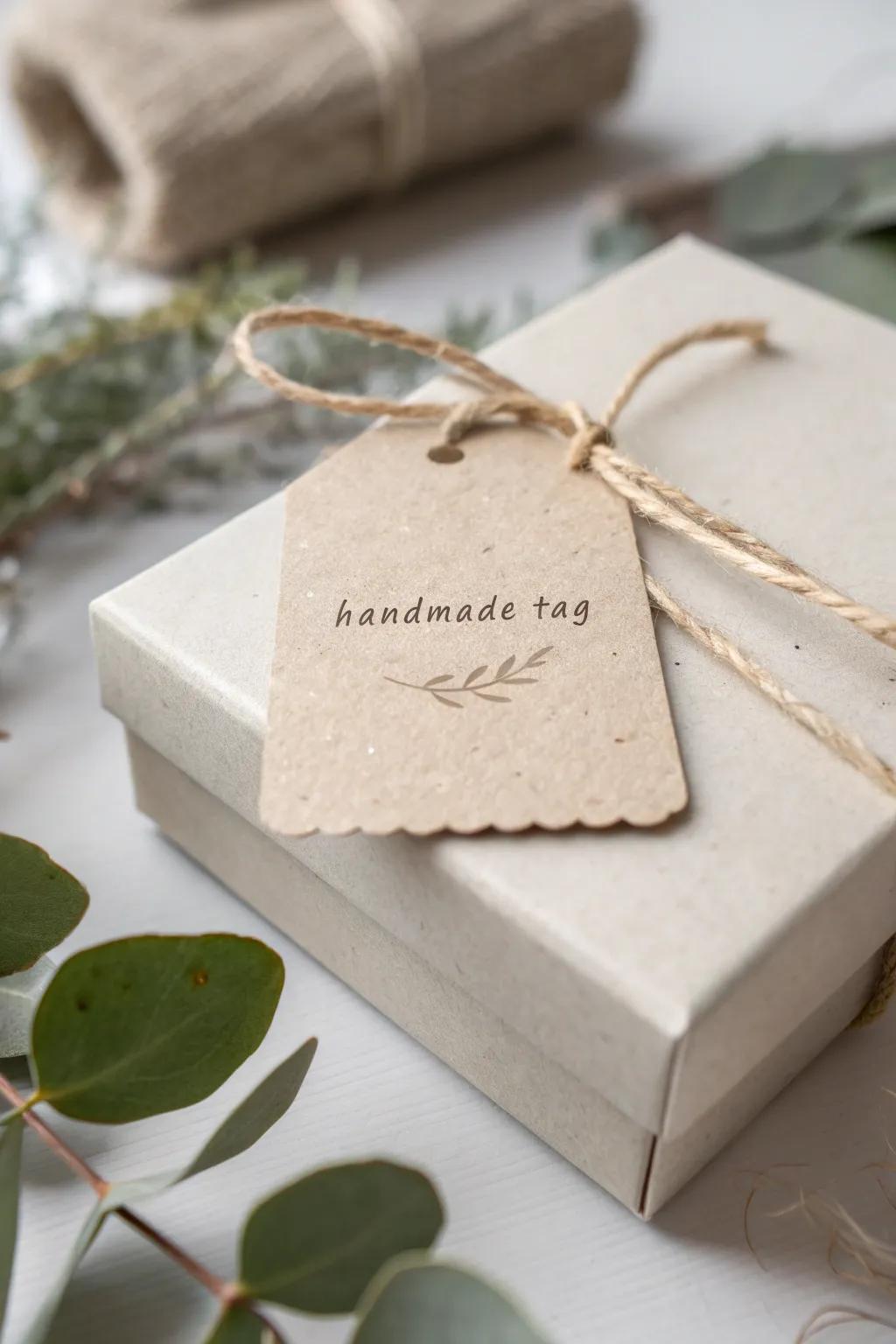 Elevate your gift-giving with personalized, handmade tags that speak from the heart.