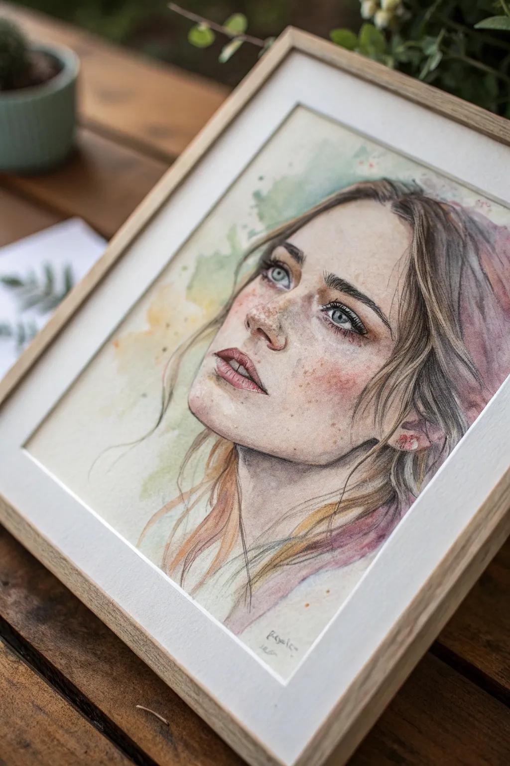 Experience the intimate beauty of emotions through delicate watercolor brushstrokes.