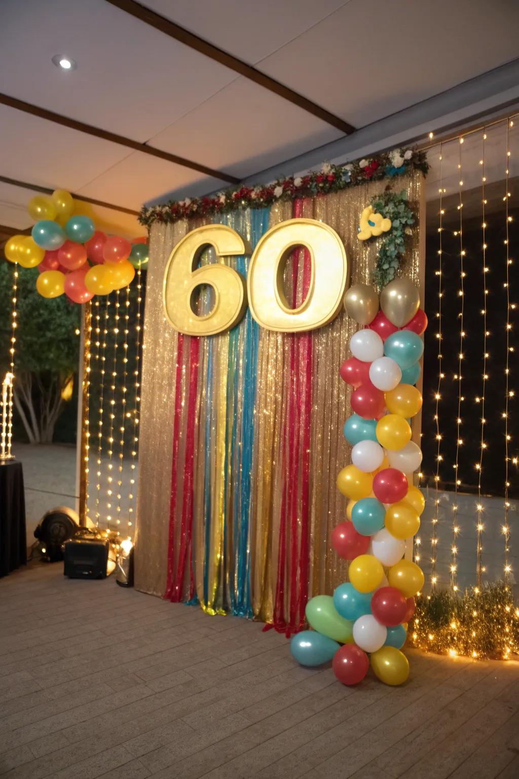 Make a bold statement with large numerical displays.